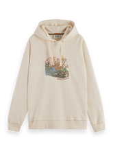 SCOTCH AND SODA Loose-Fit Embroidered Artwork Hoodie - Gravity NYC